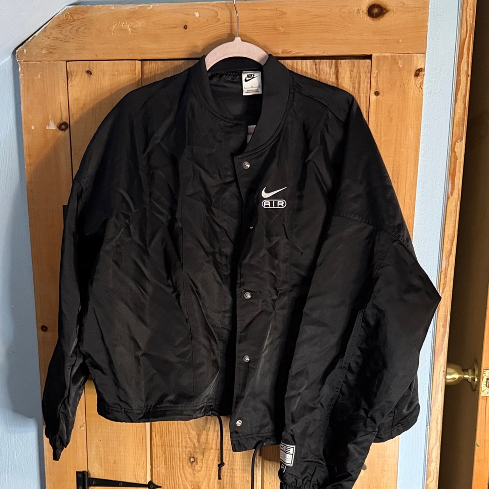 Women’s Nike Air Black Snap Up Jacket